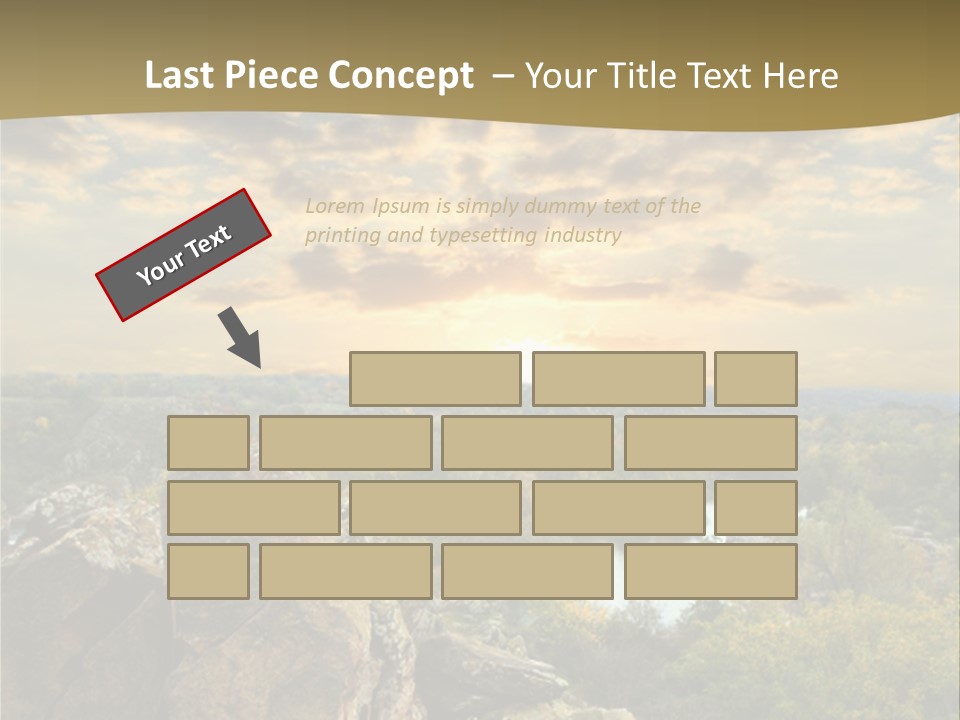 Clouds Tree Forest PowerPoint Template