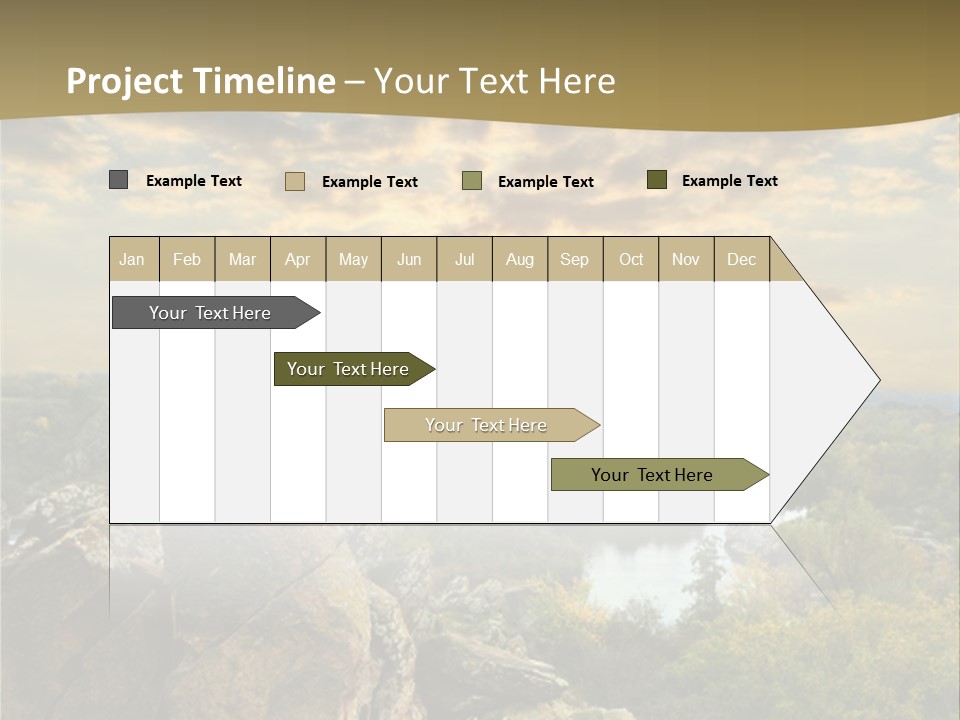 Clouds Tree Forest PowerPoint Template