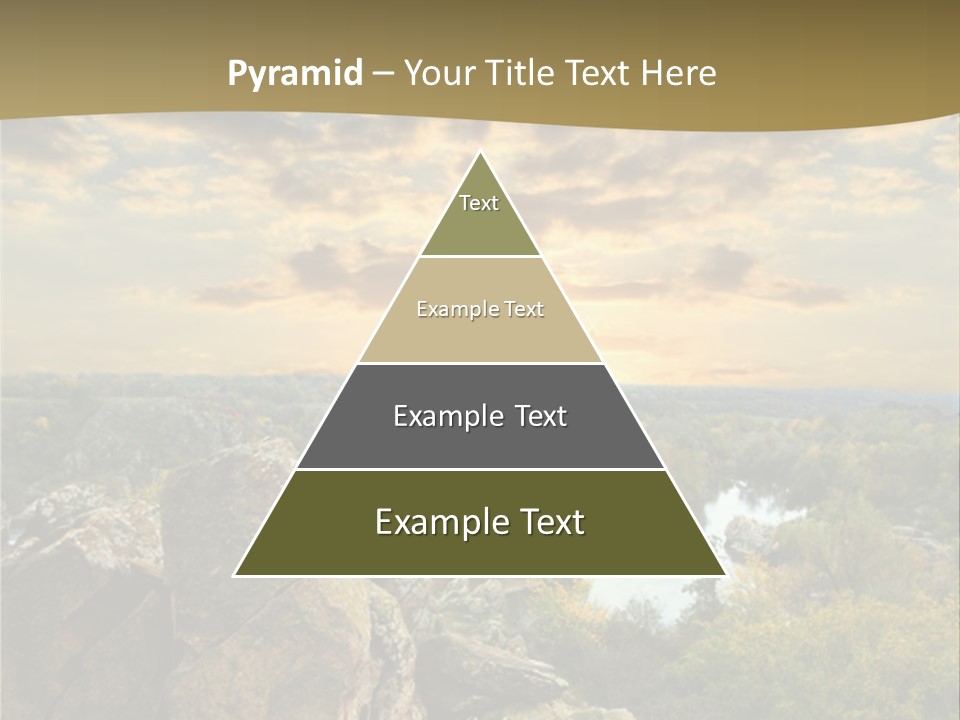 Clouds Tree Forest PowerPoint Template