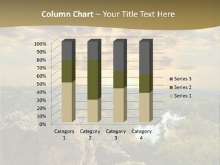 Clouds Tree Forest PowerPoint Template