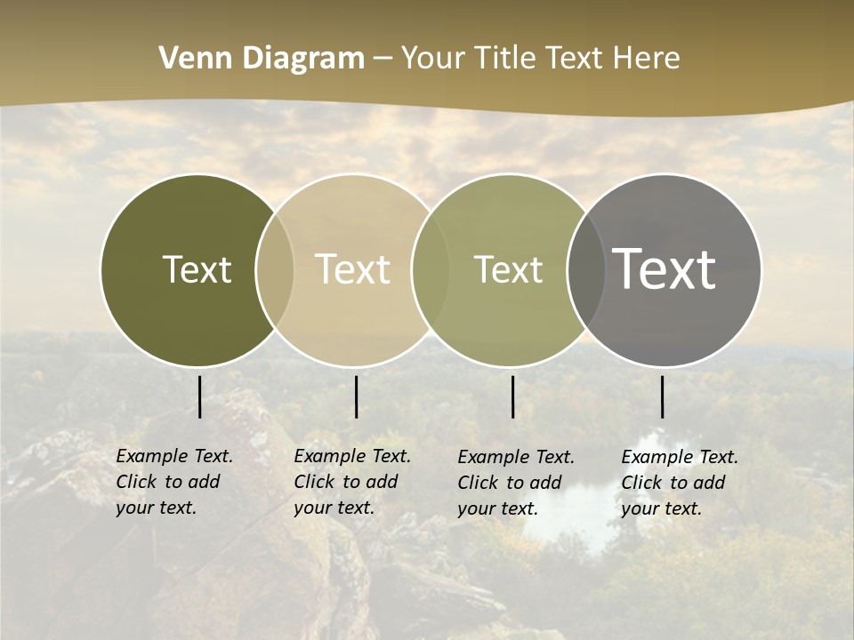 Clouds Tree Forest PowerPoint Template