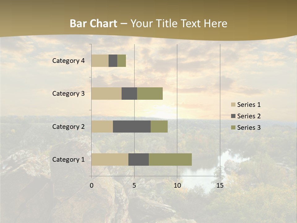 Clouds Tree Forest PowerPoint Template