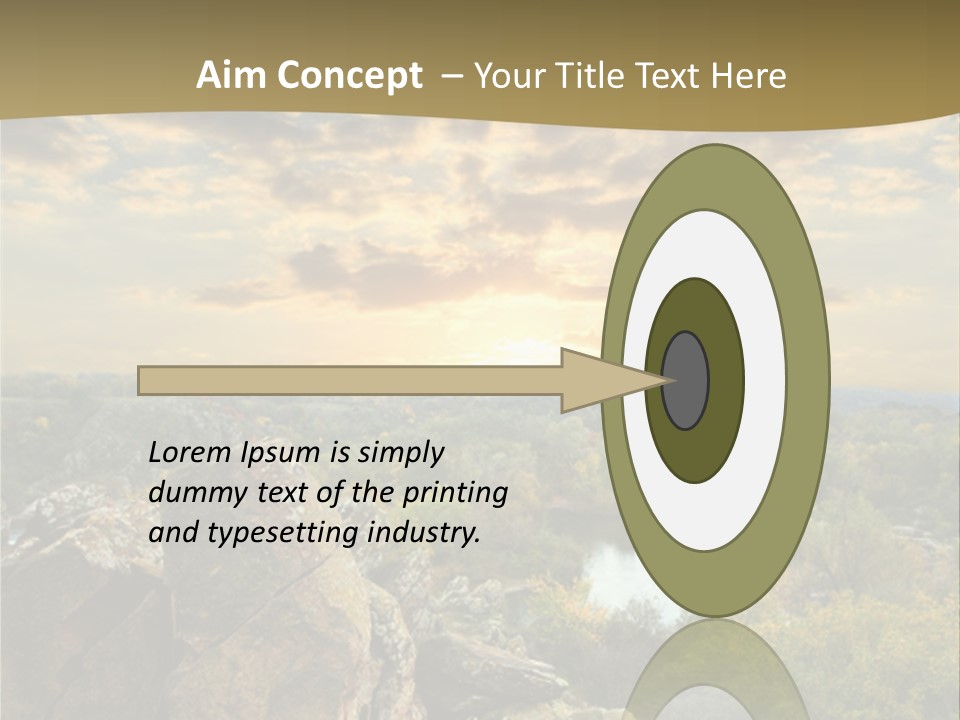 Clouds Tree Forest PowerPoint Template