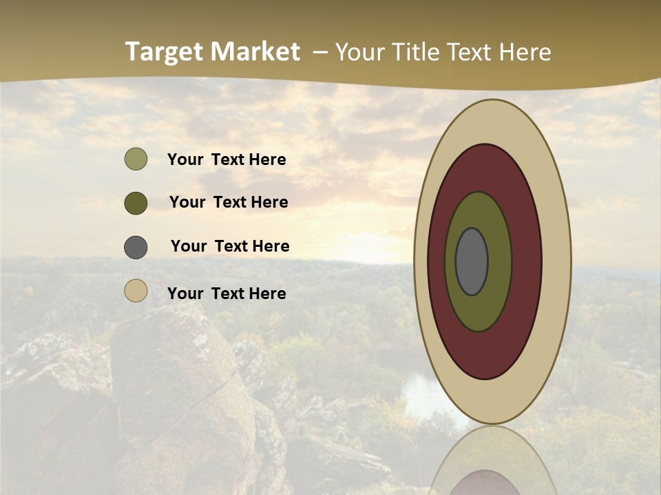 Clouds Tree Forest PowerPoint Template