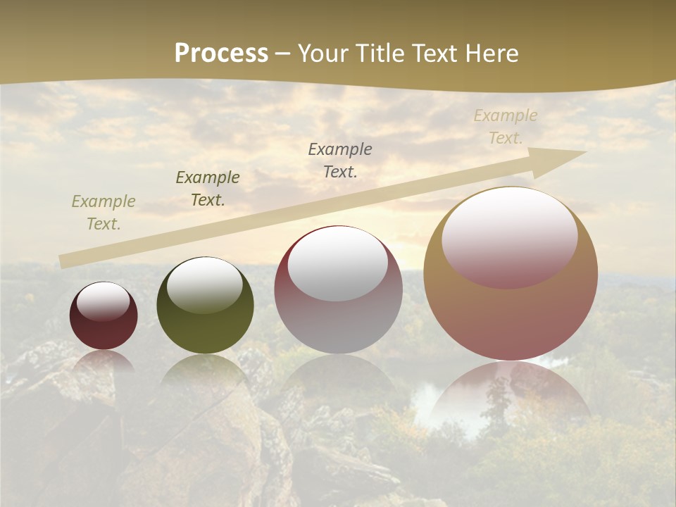 Clouds Tree Forest PowerPoint Template