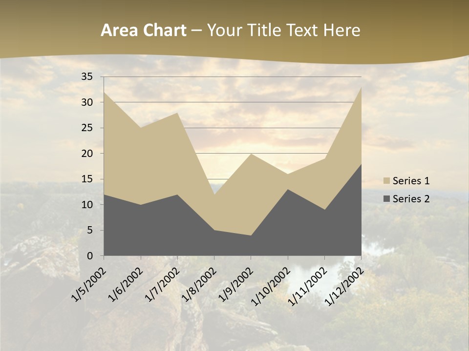 Clouds Tree Forest PowerPoint Template