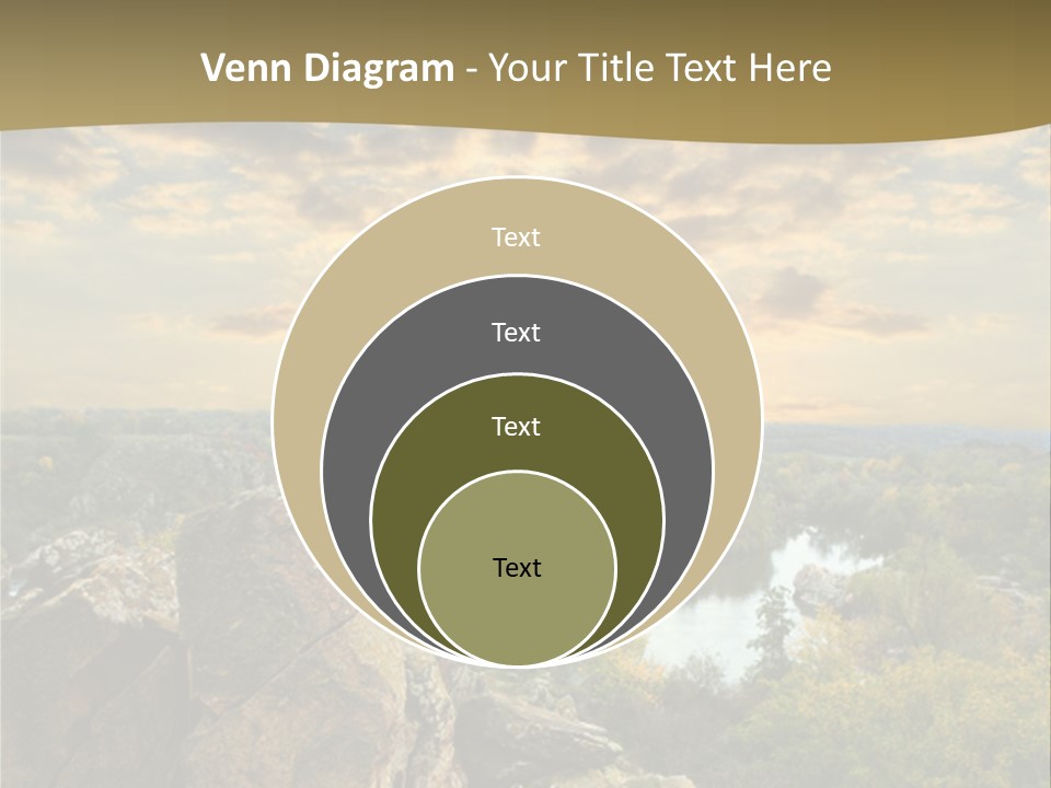 Clouds Tree Forest PowerPoint Template