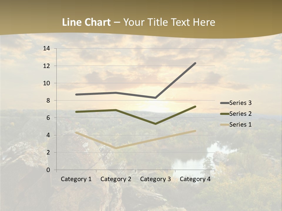 Clouds Tree Forest PowerPoint Template