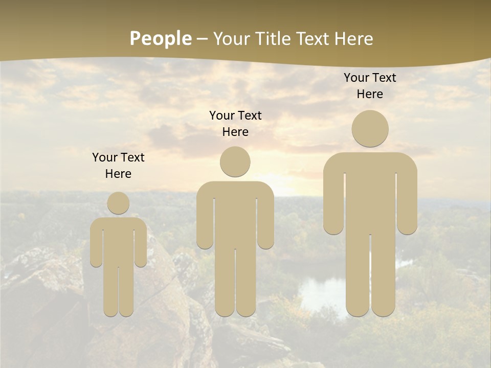 Clouds Tree Forest PowerPoint Template