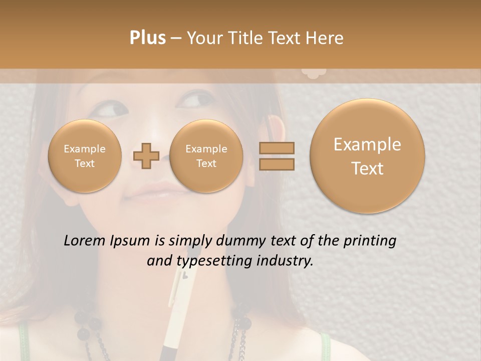Singaporean Contemplation Monetary PowerPoint Template