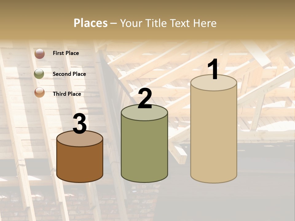 Housing Design Wood PowerPoint Template