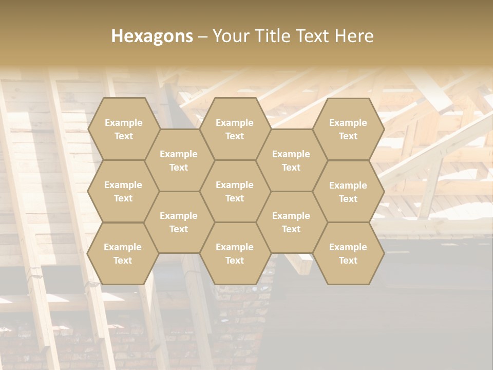 Housing Design Wood PowerPoint Template