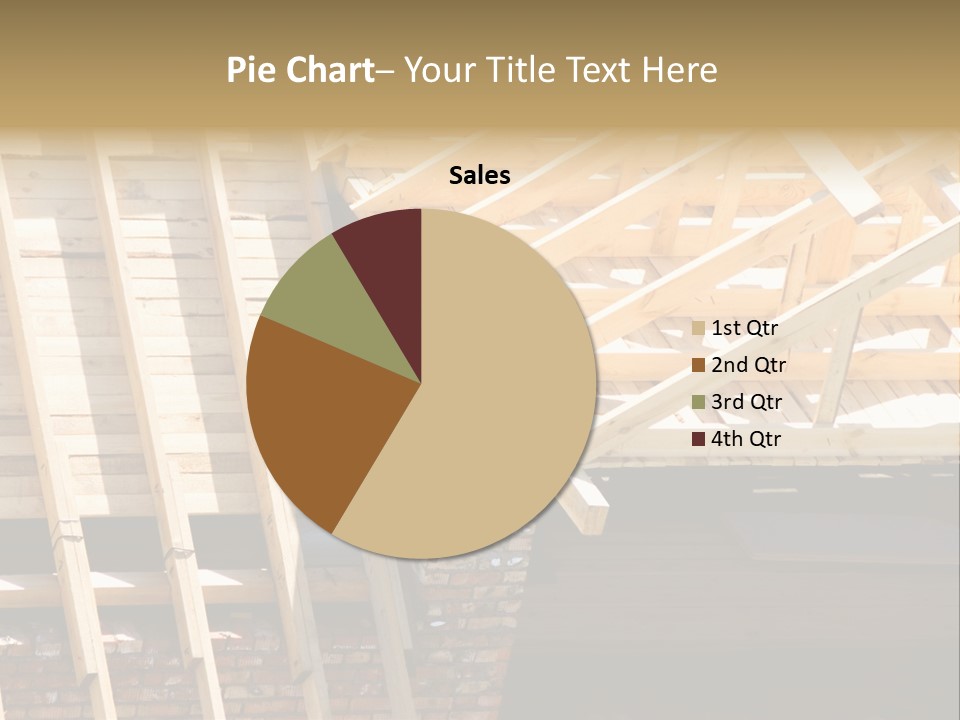 Housing Design Wood PowerPoint Template