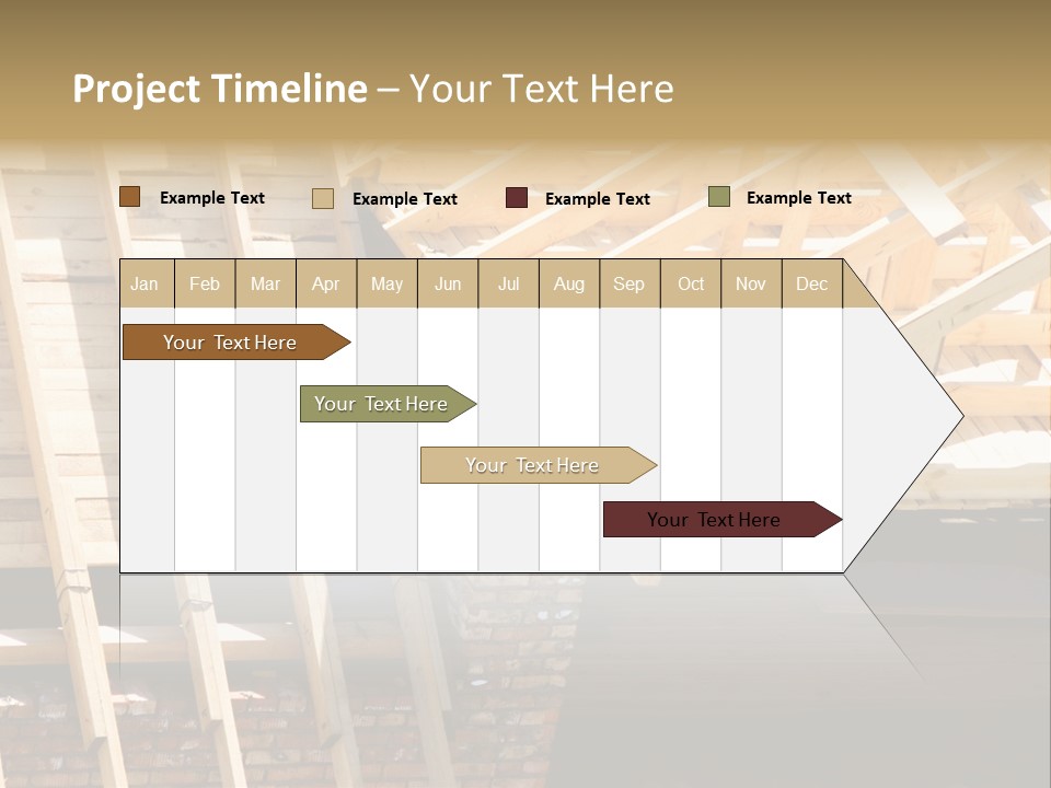 Housing Design Wood PowerPoint Template