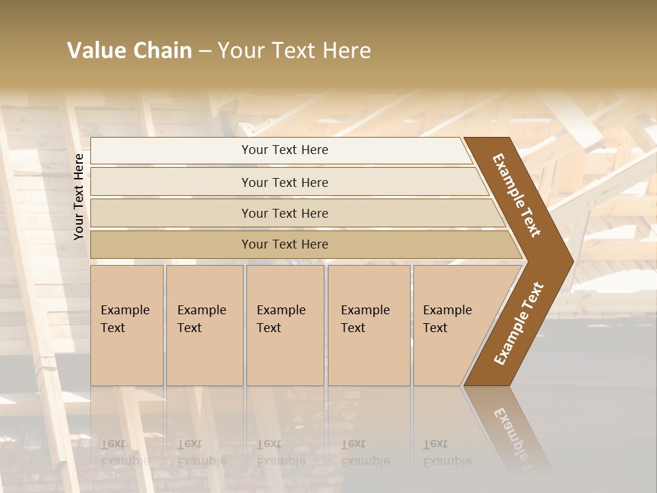 Housing Design Wood PowerPoint Template