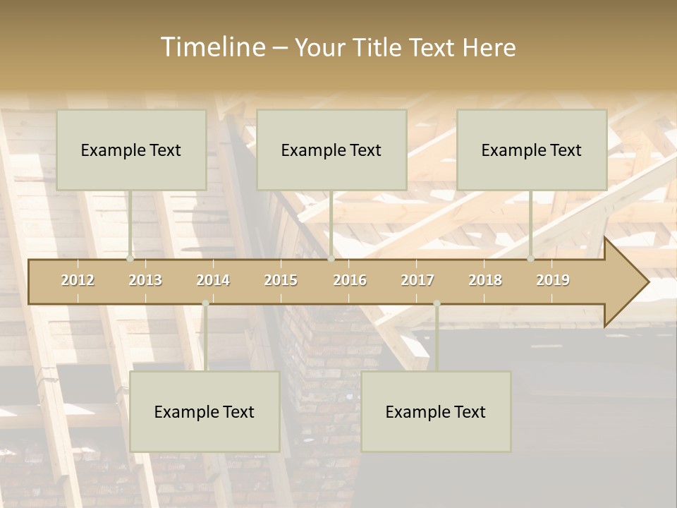 Housing Design Wood PowerPoint Template