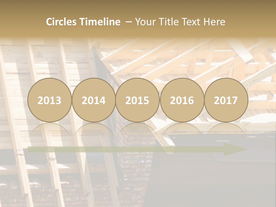 Housing Design Wood PowerPoint Template