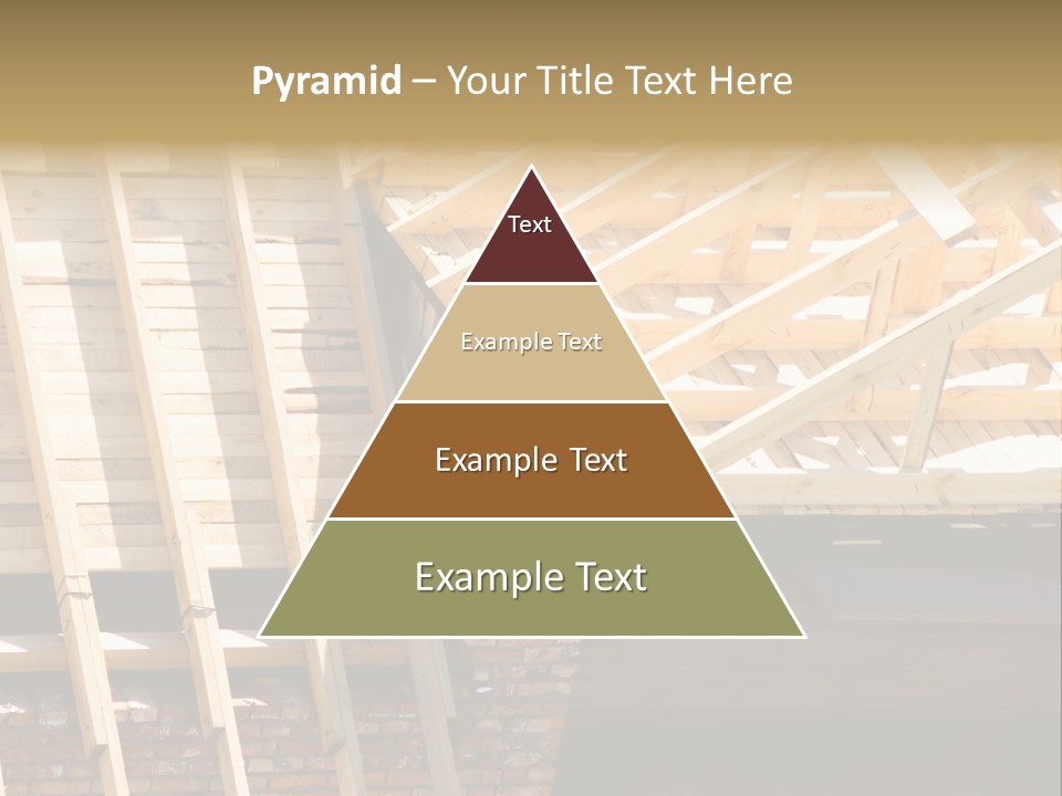 Housing Design Wood PowerPoint Template