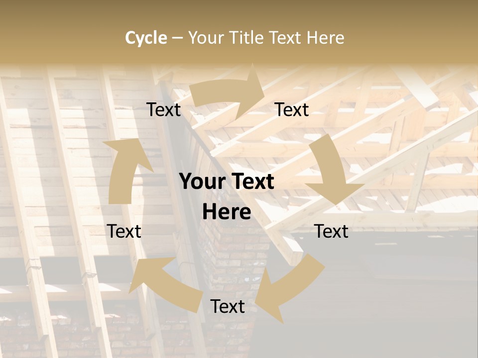 Housing Design Wood PowerPoint Template