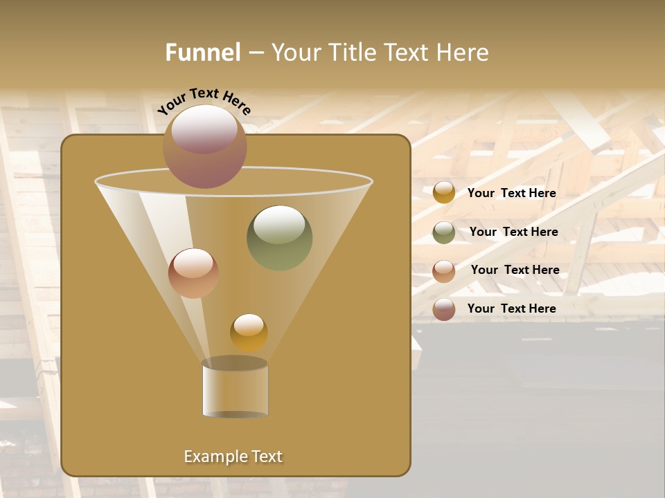 Housing Design Wood PowerPoint Template