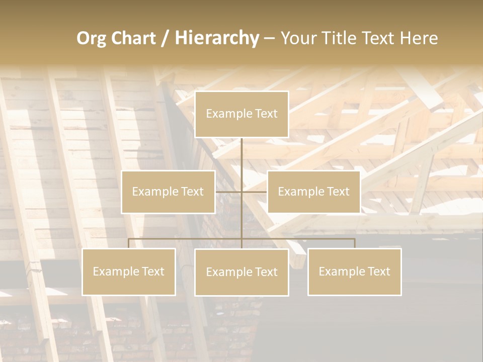 Housing Design Wood PowerPoint Template