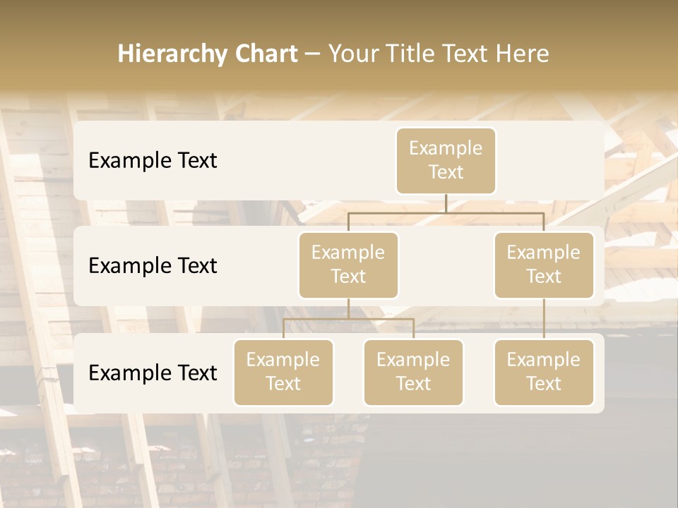 Housing Design Wood PowerPoint Template