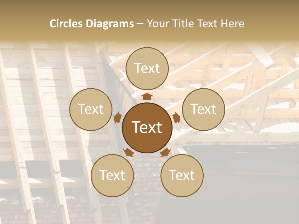 Housing Design Wood PowerPoint Template