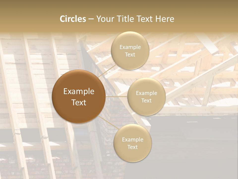 Housing Design Wood PowerPoint Template