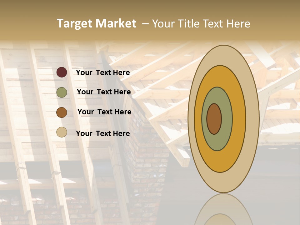 Housing Design Wood PowerPoint Template