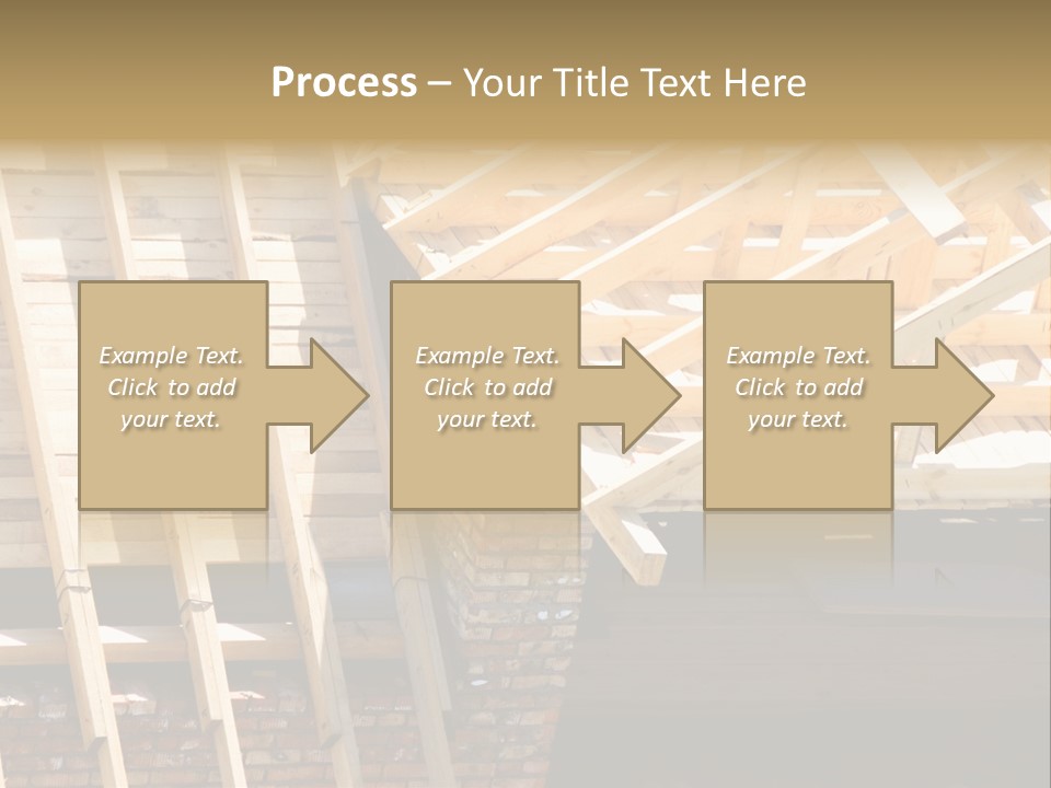 Housing Design Wood PowerPoint Template