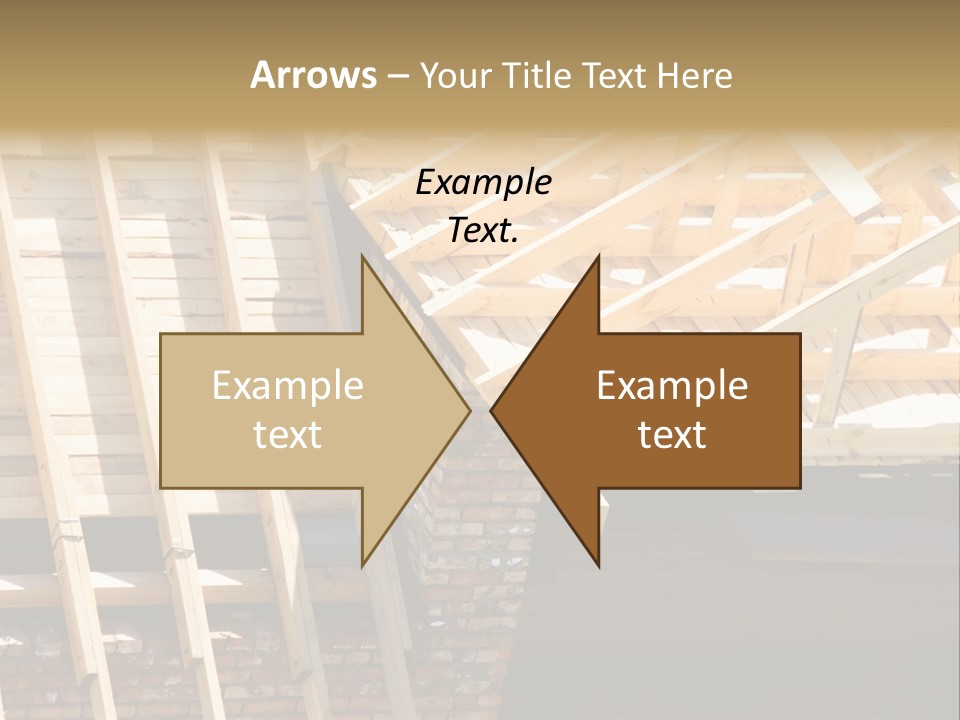 Housing Design Wood PowerPoint Template