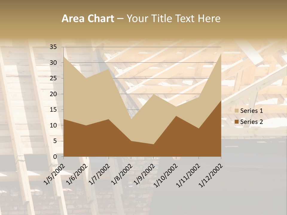Housing Design Wood PowerPoint Template
