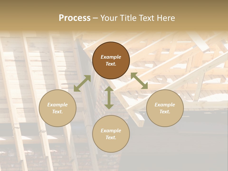 Housing Design Wood PowerPoint Template