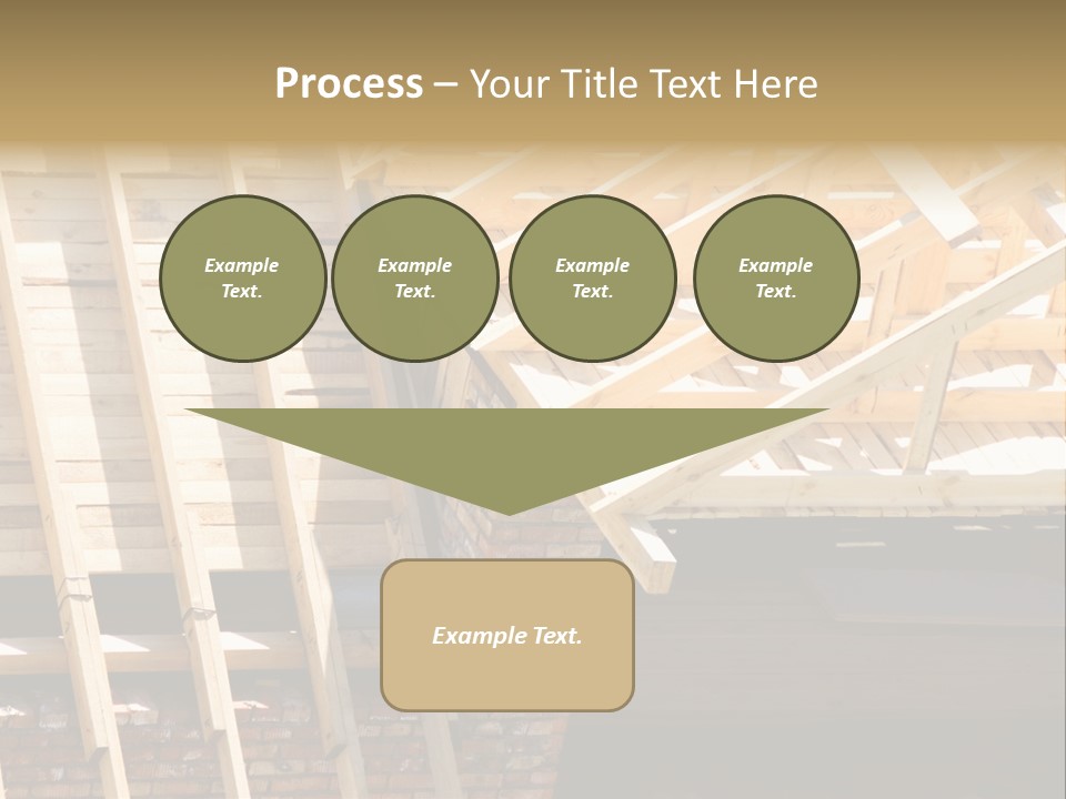 Housing Design Wood PowerPoint Template