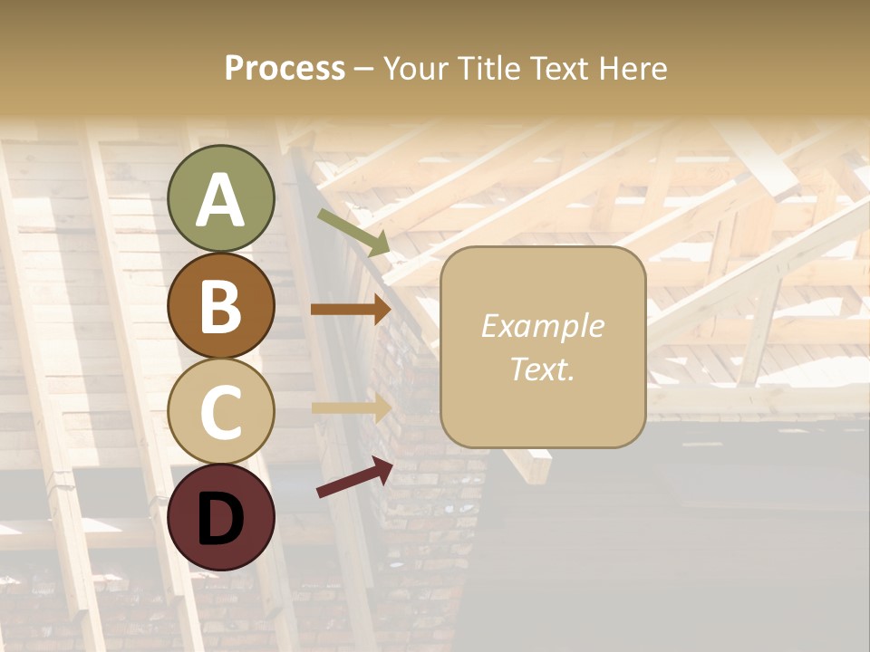Housing Design Wood PowerPoint Template