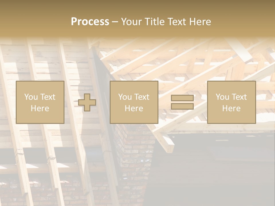 Housing Design Wood PowerPoint Template