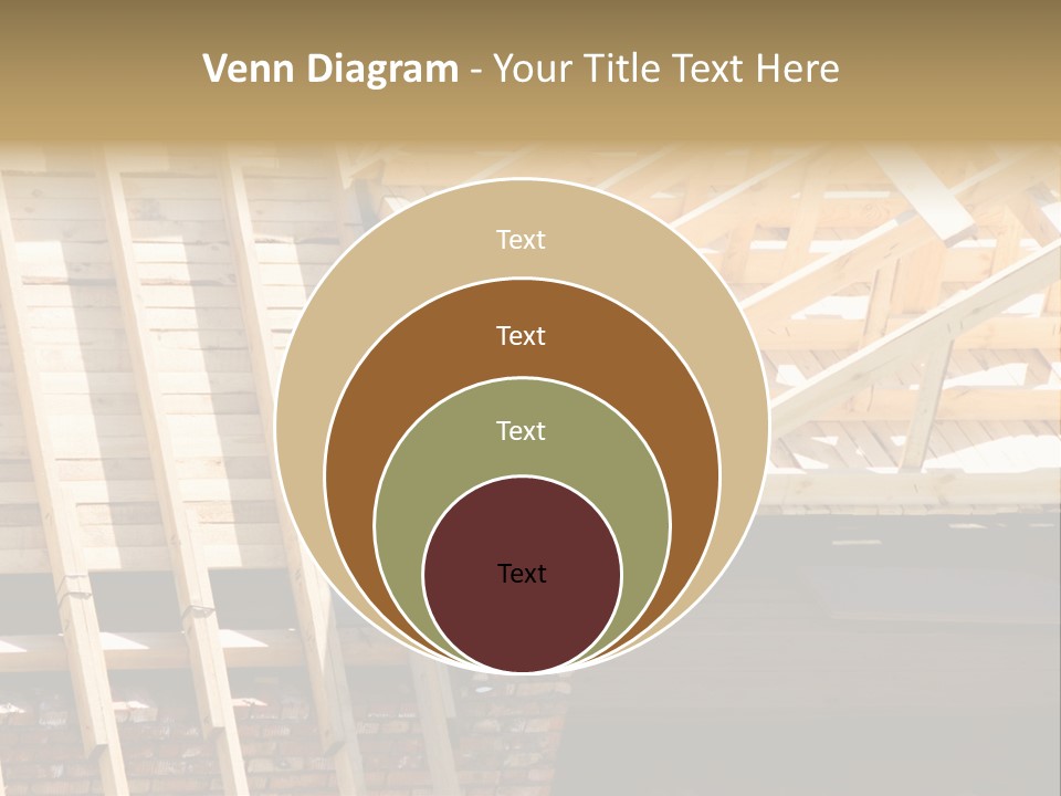 Housing Design Wood PowerPoint Template