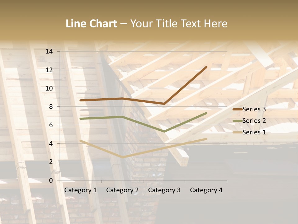 Housing Design Wood PowerPoint Template