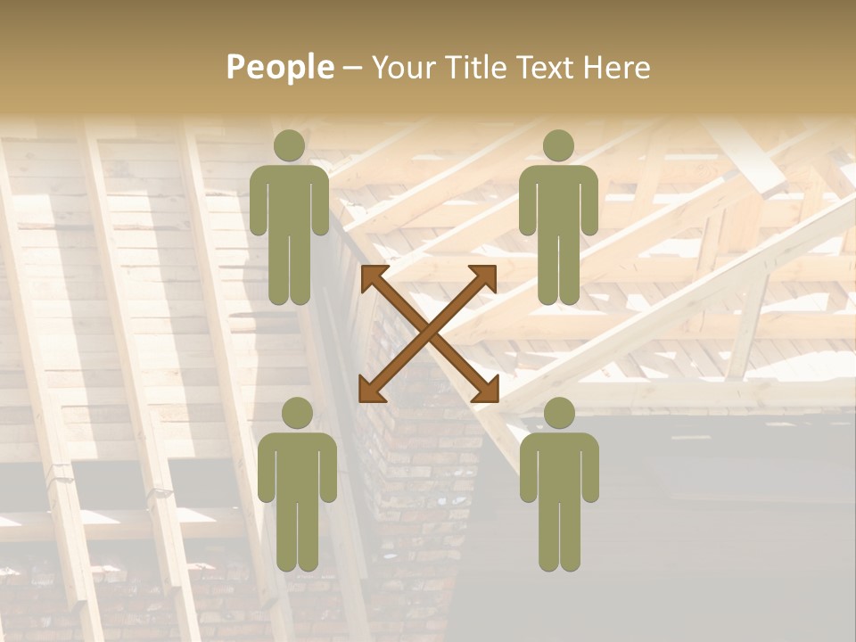 Housing Design Wood PowerPoint Template