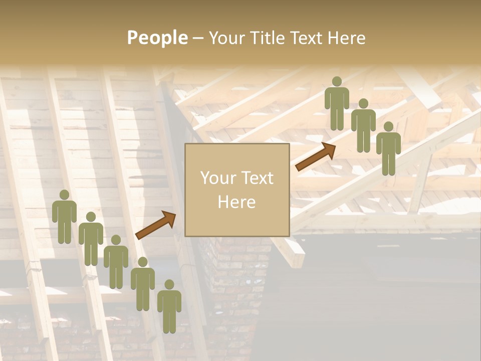 Housing Design Wood PowerPoint Template
