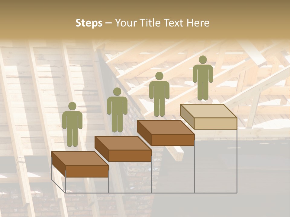 Housing Design Wood PowerPoint Template