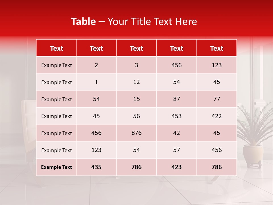 Home City Decoration PowerPoint Template