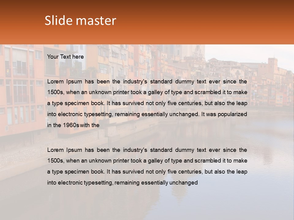 Landmark Architecture Panorama PowerPoint Template