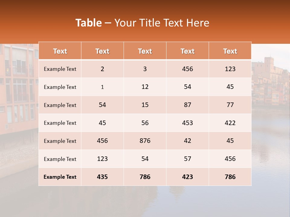 Landmark Architecture Panorama PowerPoint Template