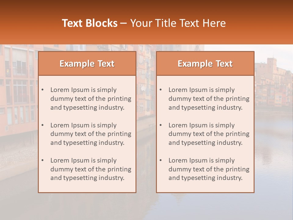 Landmark Architecture Panorama PowerPoint Template
