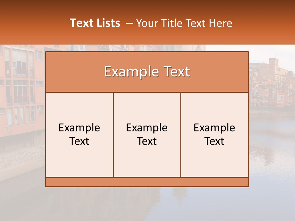 Landmark Architecture Panorama PowerPoint Template