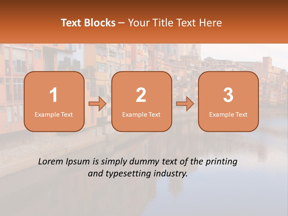 Landmark Architecture Panorama PowerPoint Template