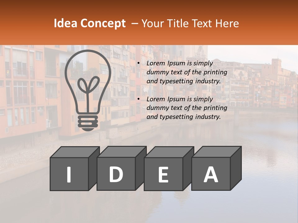 Landmark Architecture Panorama PowerPoint Template