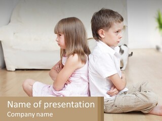 Swear Years Sister PowerPoint Template