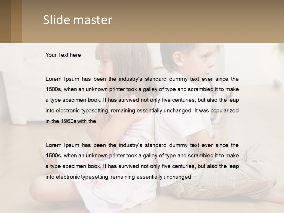 Swear Years Sister PowerPoint Template